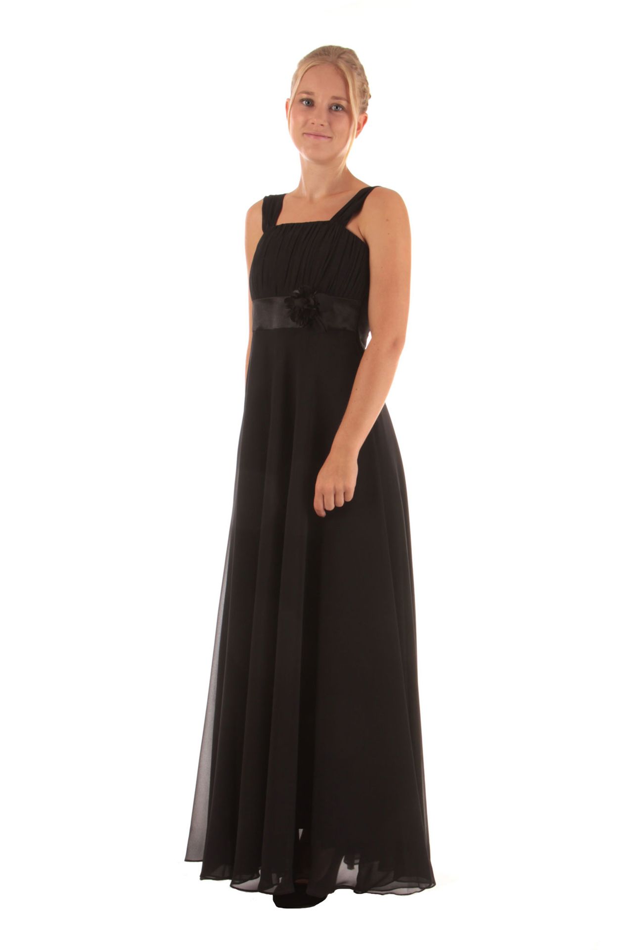 Girls-Chiffon-Kleid, lang