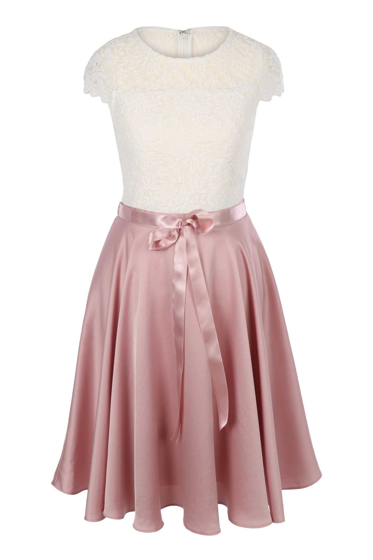 Girls-Mixed-Satin-Kleid