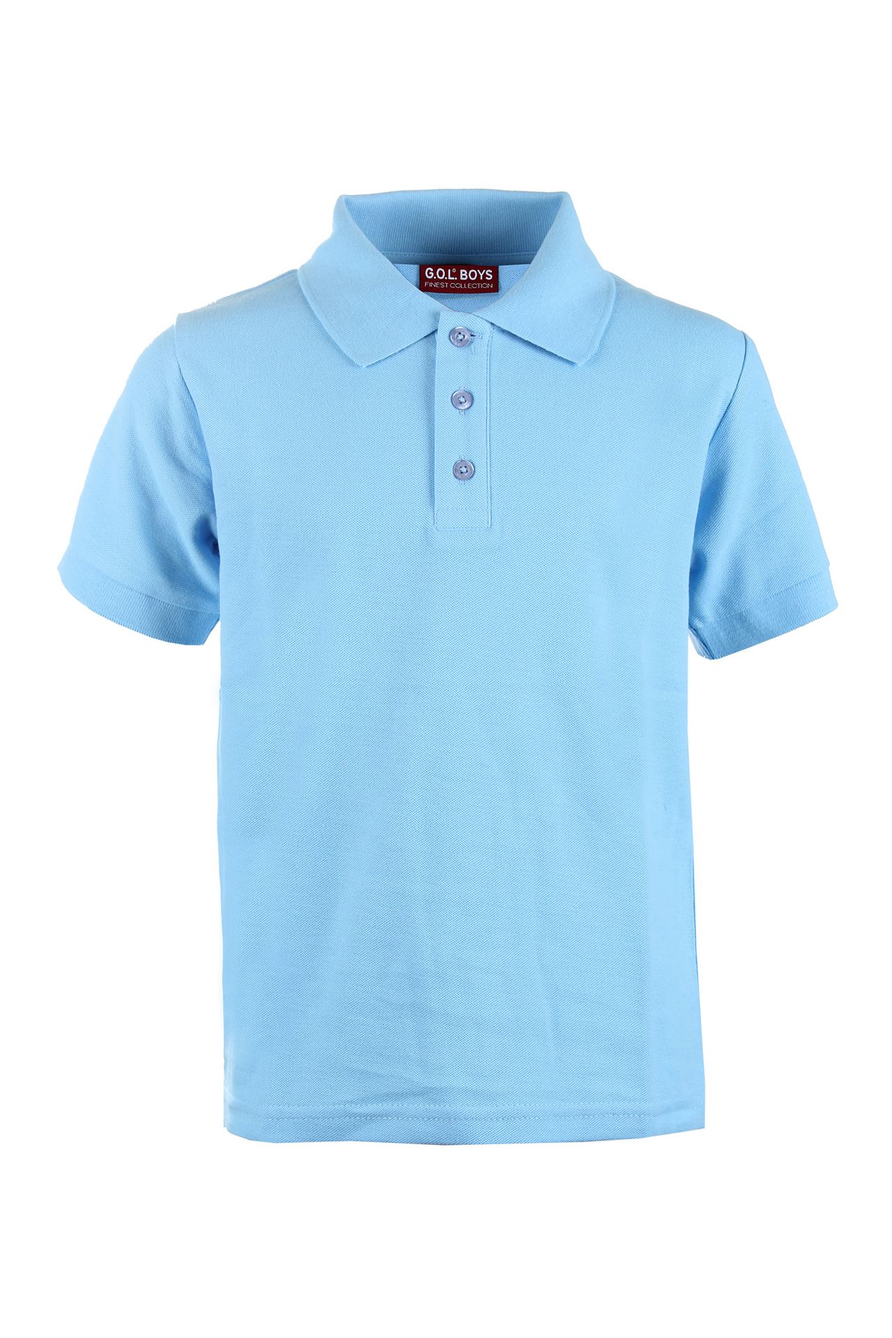 1/2-Arm-Boys-Pique-Poloshirt