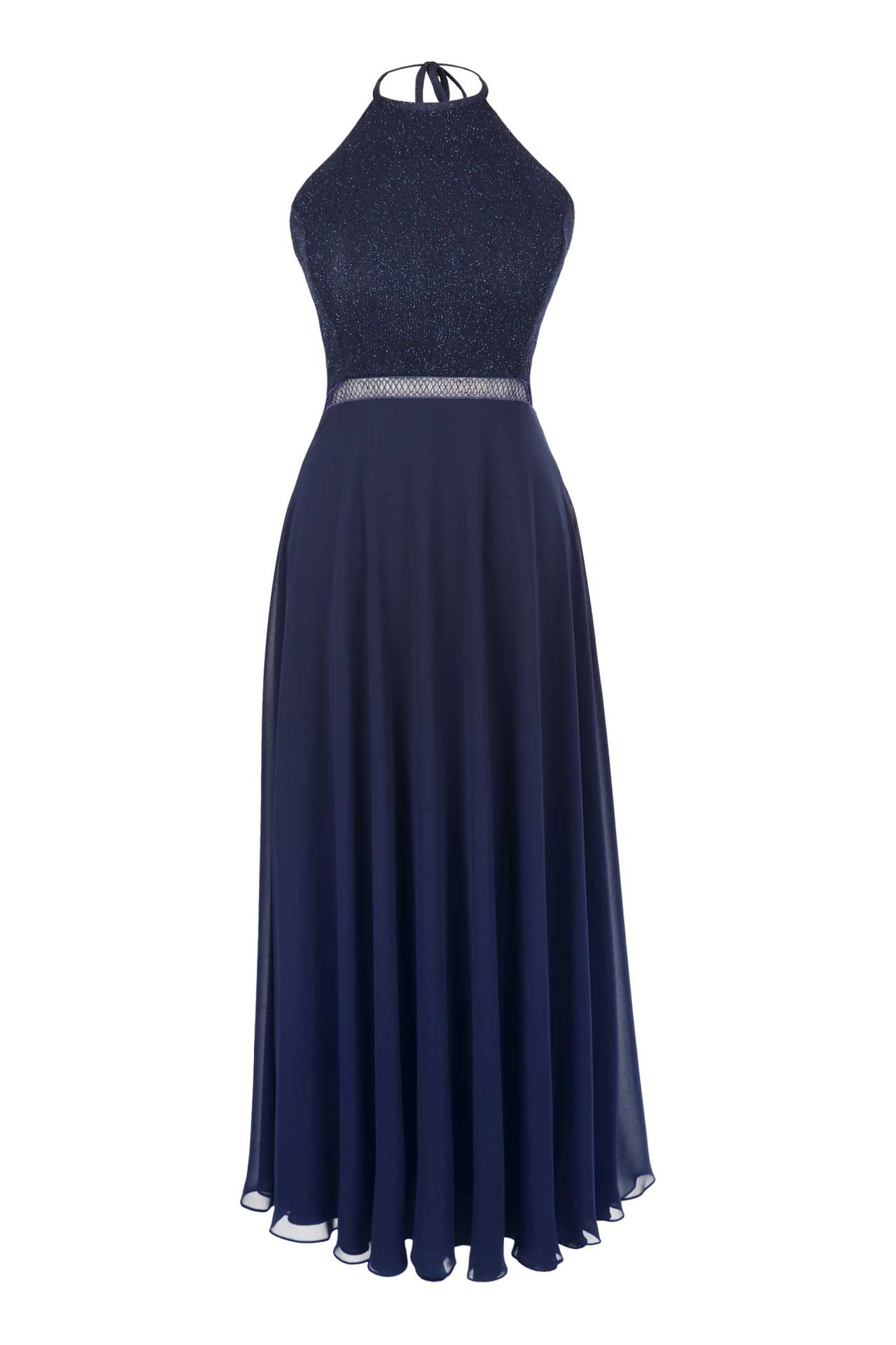 Girls-Chiffon-Kleid, lang