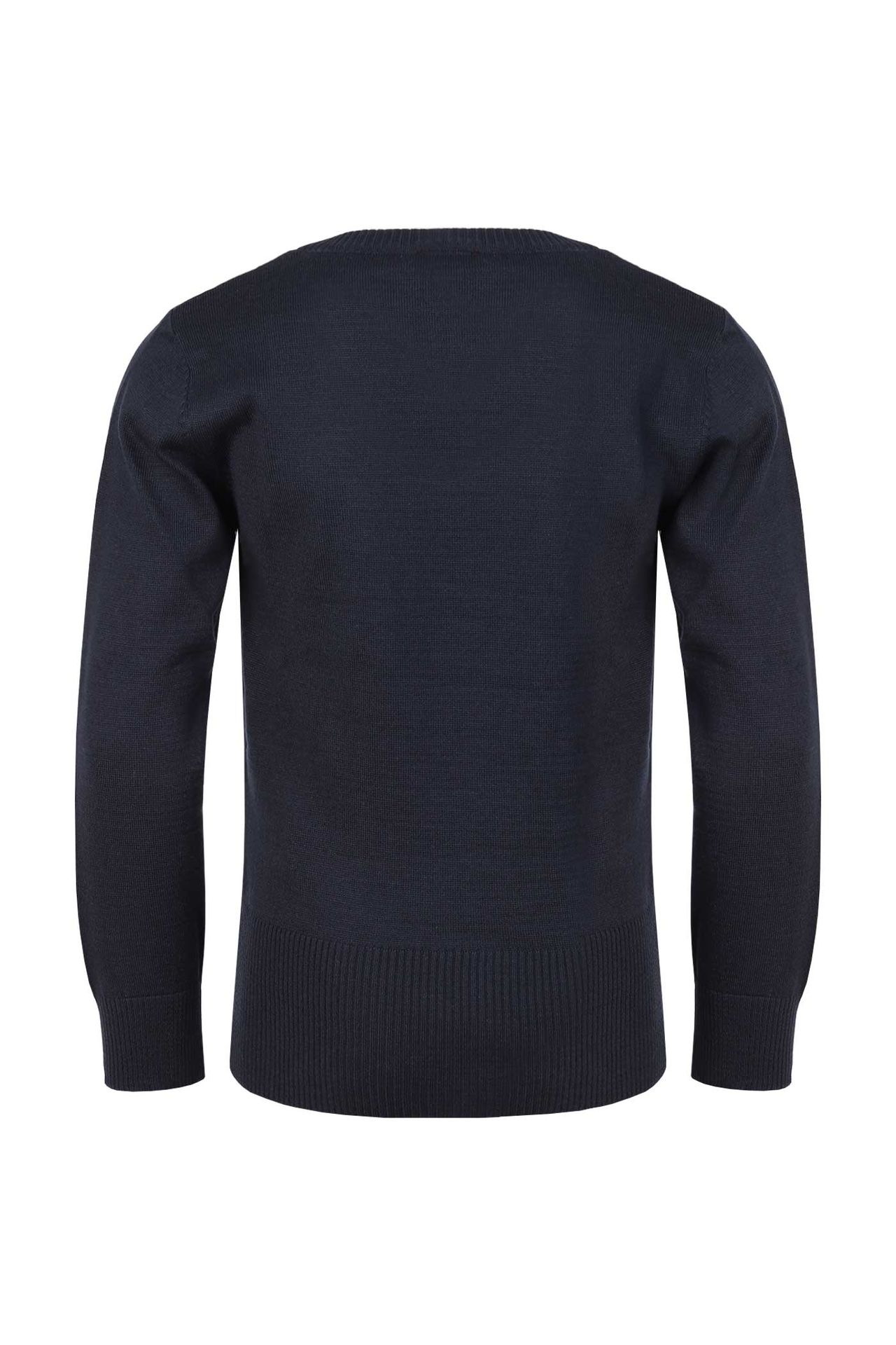 Feinstrick-Pullover mit V-Neck