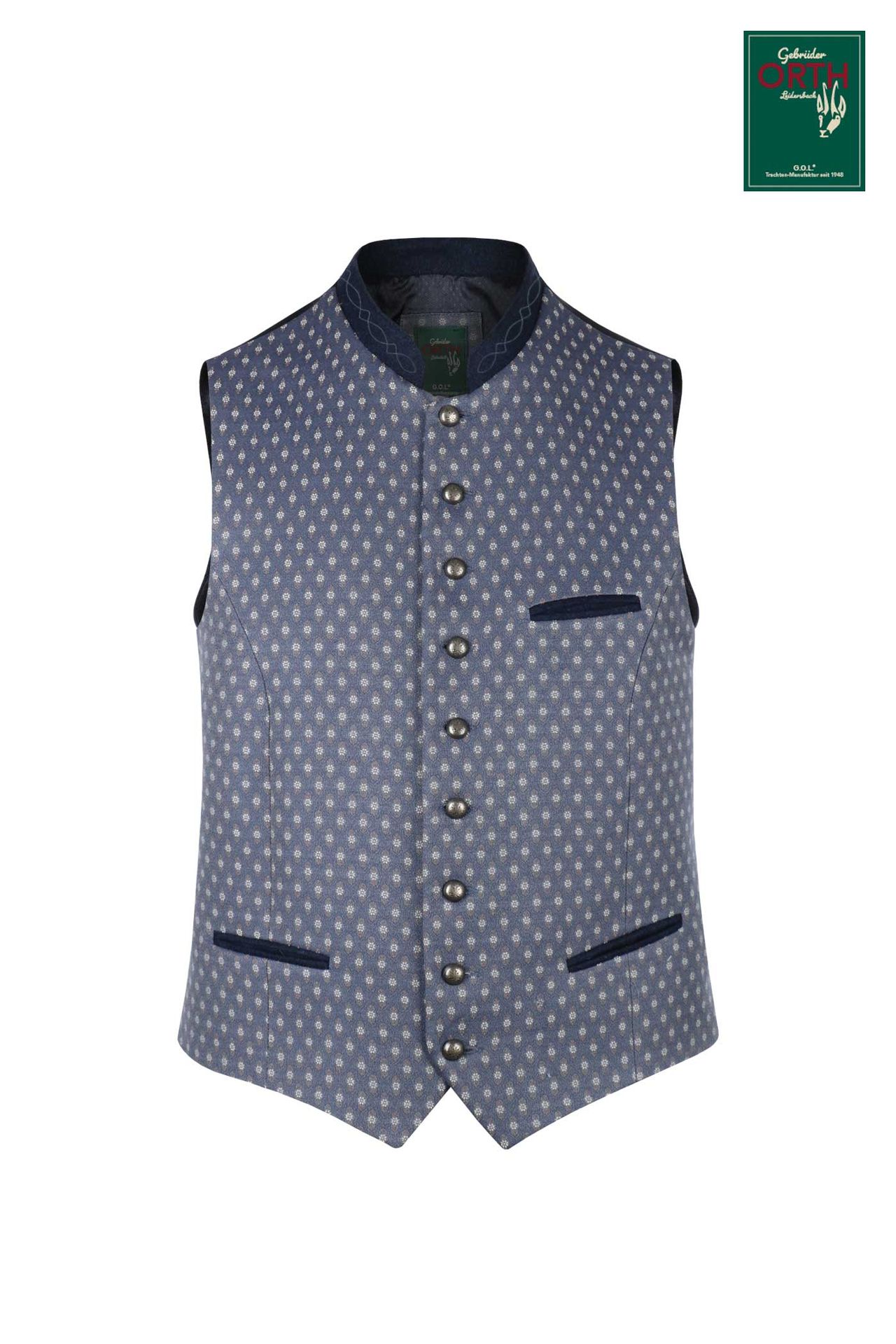 Jacquard-Trachtenweste