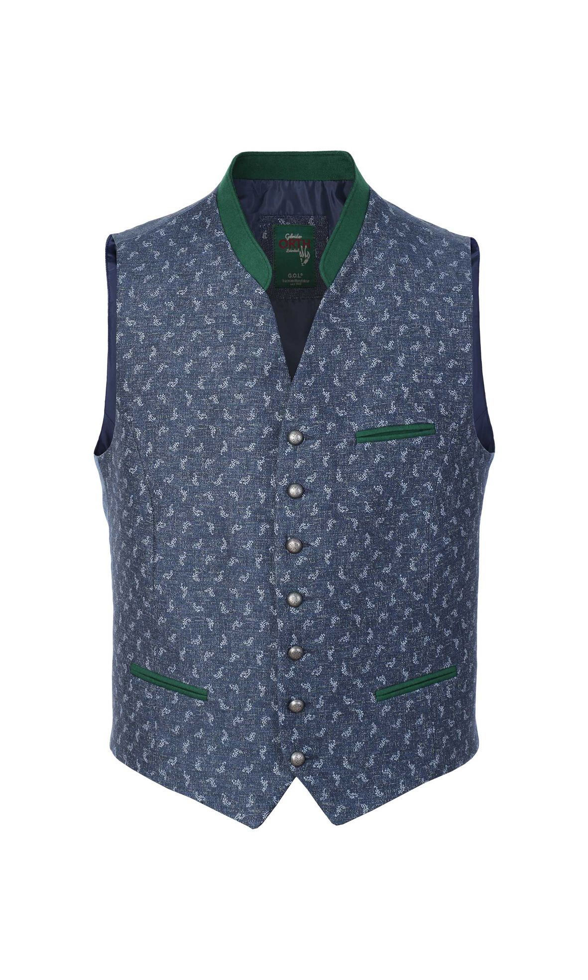 Jacquard-Trachtenweste