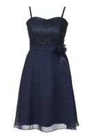 Girls-Chiffon-Kleid mit Stola