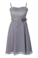 Girls-Chiffon-Kleid mit Stola