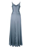 Satin-Kleid, lang