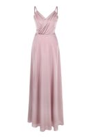Satin-Kleid, lang