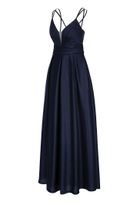 Girls-Glitzerkleid, lang