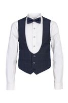 Boys-Karo-Weste Slim-Fit