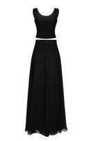 Girls-Kleid, 2-Teiler, m.Stola