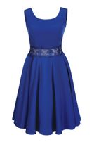 Girls-Krepp-Kleid mit Spitze