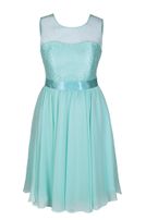 Girls-Chiffon-Kleid mit Stola
