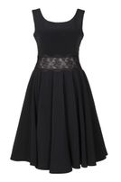 Girls-Krepp-Kleid mit Spitze