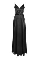 Satin-Kleid, lang