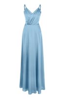 Satin-Kleid, lang