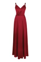 Satin-Kleid, lang