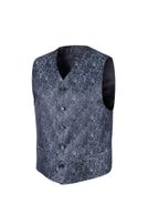 Jacquard-Weste m. Krawatte