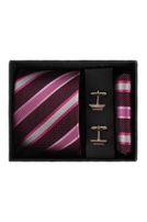 SET: Krawatte/Tuch/M-Knöpfe