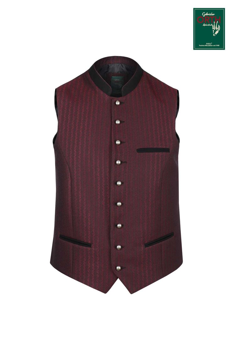 Jacquard-Trachtenweste