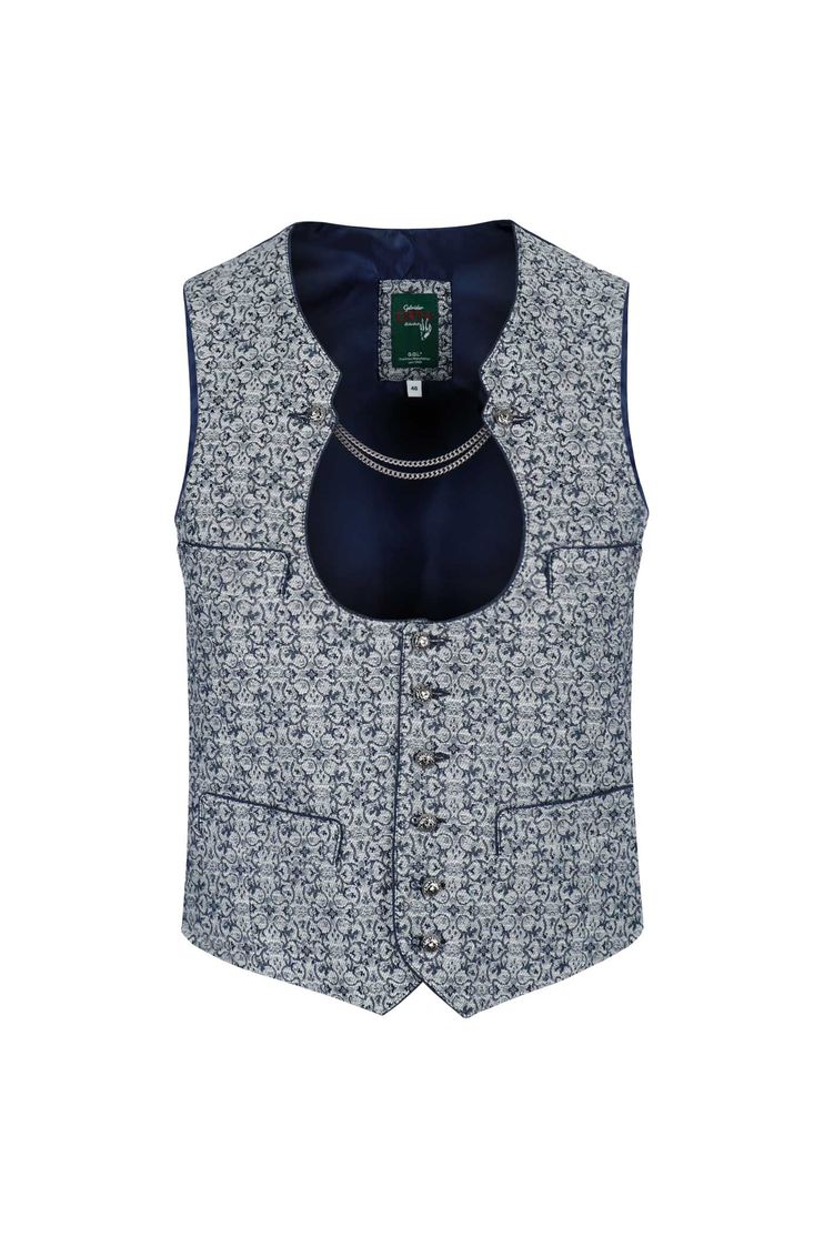 Jacquard-Ketterlweste