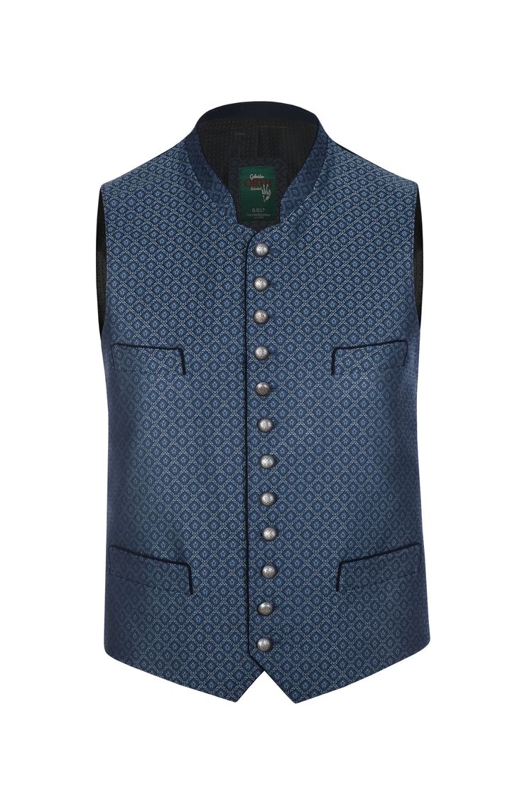 Jacquard-Trachtenweste