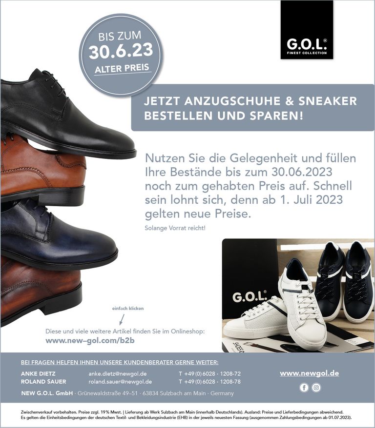 JETZT NOCH ZUM ALTEN PREIS SHOPPEN!